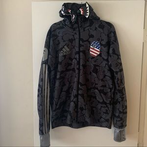 BAPExAdidas Full Zip Hooded Jacket